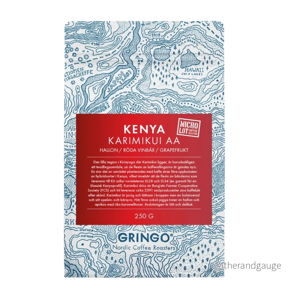 Gringo Nordic – Kenya Karimikui AA – Brygg – 250g