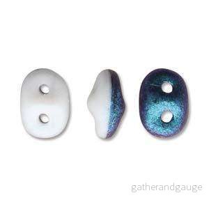 SuperDuo Duets - Polychrome Blueberry & Cream 10 gram - Bild 2