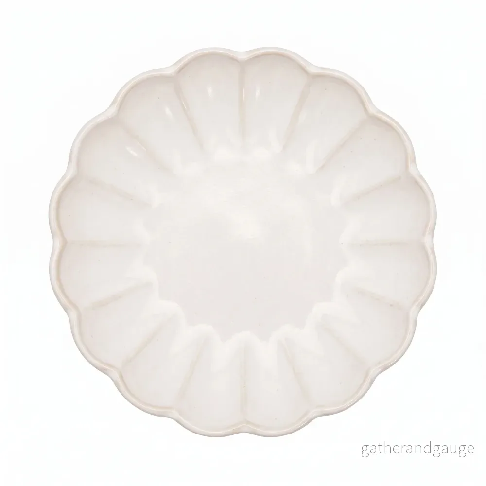 Räfflad tillbehörstallrik - 8,7 cm