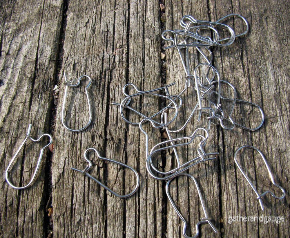 Örkrokar Silverpläterad - Enkel stängbar 18mm 2- pack