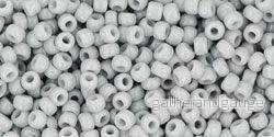 TOHO Seed Beads - Opaque Grey 11/0, 10 Gram