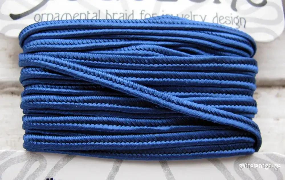Soutache band - Royal Blue, 1 förpackning (3 yards) - Bild 2