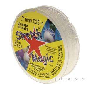 Stretch Magic - Elastisktråd 0,7 mm, Klar 25 m - Bild 2