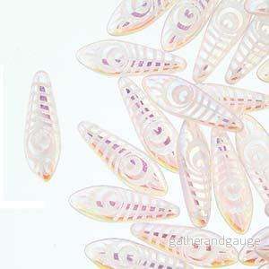 Dagger - Lila Opal Laser Eye 5x16mm, 1 sträng