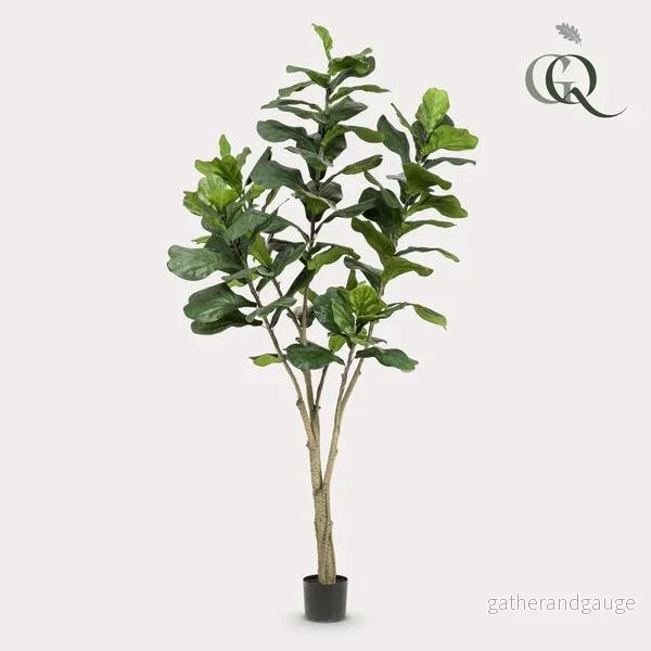 Konstplanta – Ficus Lyrata – Tabaksplanta – 210 cm Konstplanta – Ficus Lyrata – Tabaksplanta – 210 cm