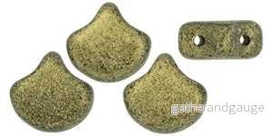 Ginko Duo - Metallic Suede Gold 7,5mm, 10 gram