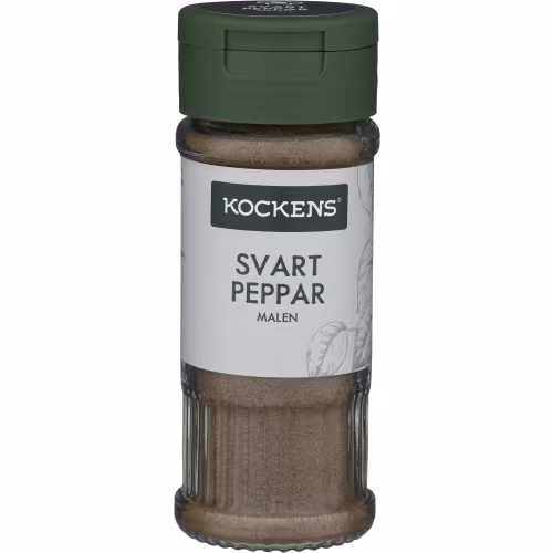 Kockens Svartpeppar Malen Burk 43g
