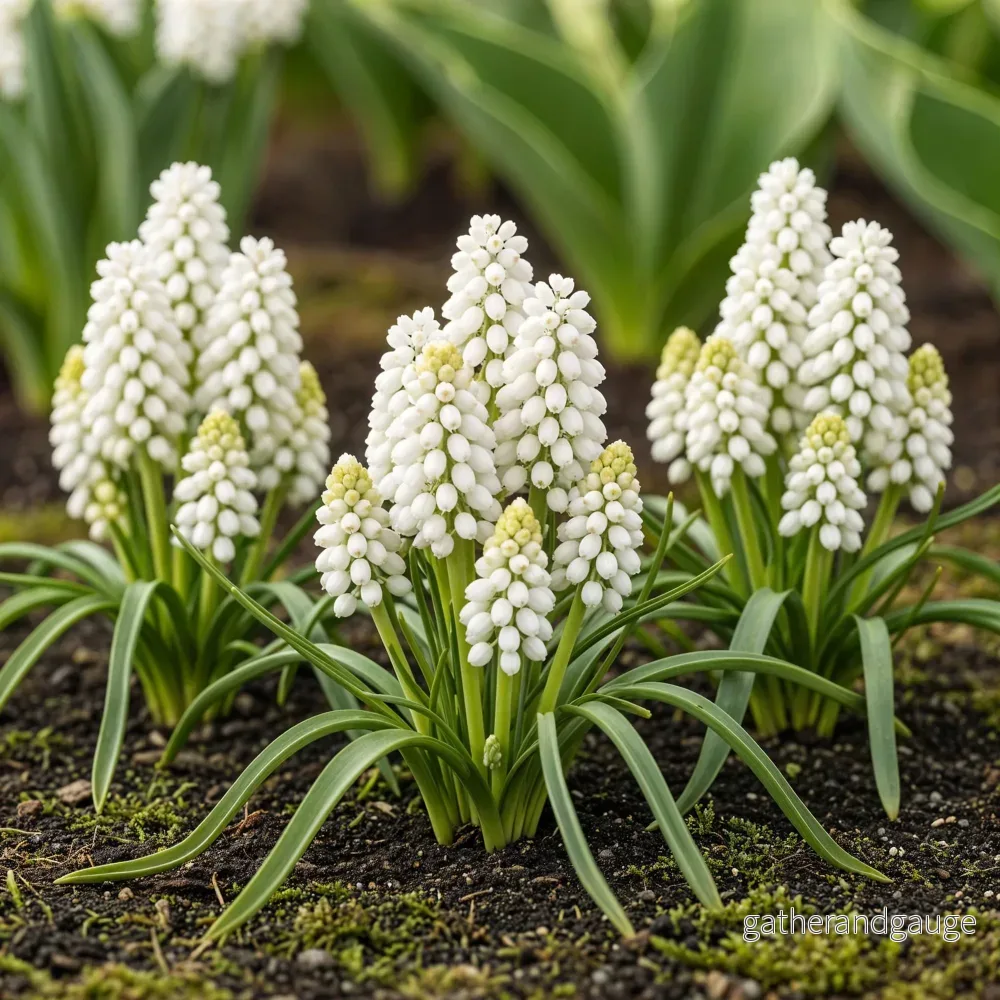Green boutiQ - Bloembollen - Muscari White Magic - Kleur Wit - 50 stuks - Bolmaat 6/7 - XXL Pack - Bild 2
