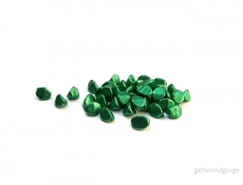 Pinch Bead – Metallic Green (40044) 5mm, 50 pack Pinch Bead – Metallic Green (40044) 5mm, 50 pack