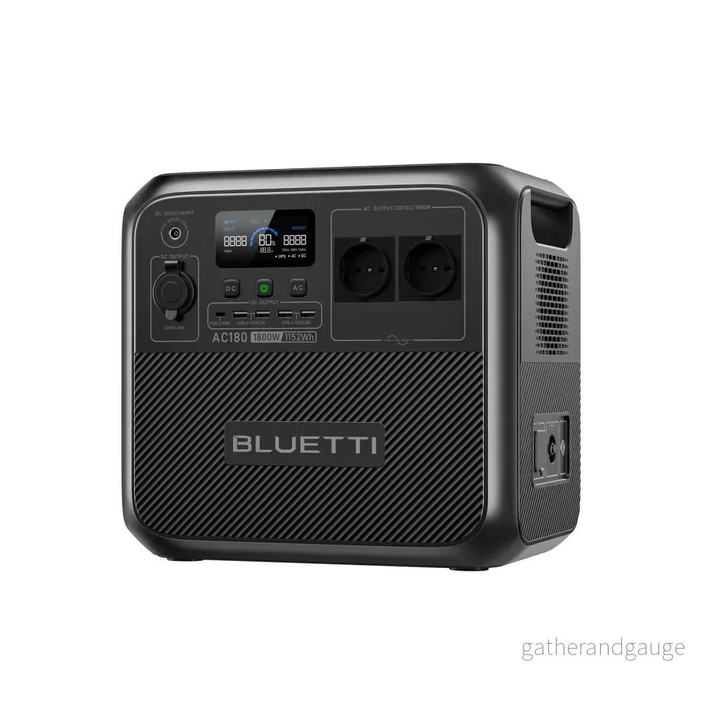 AC180 Portable Power Station | 1800W 1152Wh AC180 Portable Power Station | 1800W 1152Wh