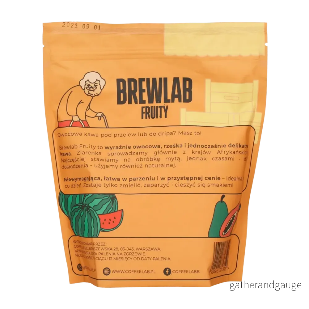 COFFEELAB - Brewlab Fruity - Brygg - 500g - Bild 2