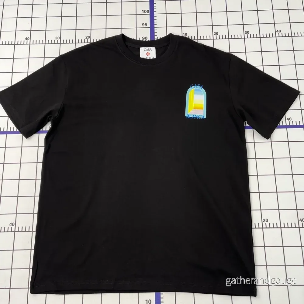 Casablanca arch logo T-shirt svart Casablanca arch logo T-shirt svart