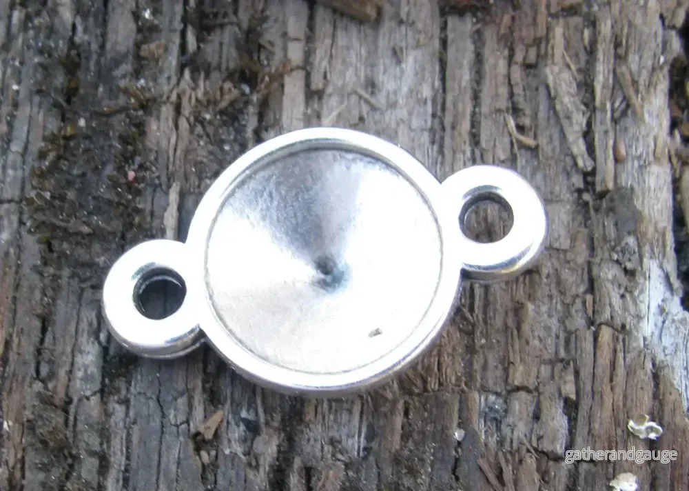Connector Silverfärgad - för Rivoli 12mm 1 Styck