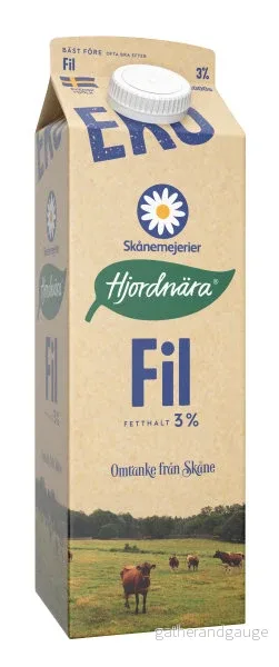 Filmjölk 3% Ekologisk  1l Skånemejerier