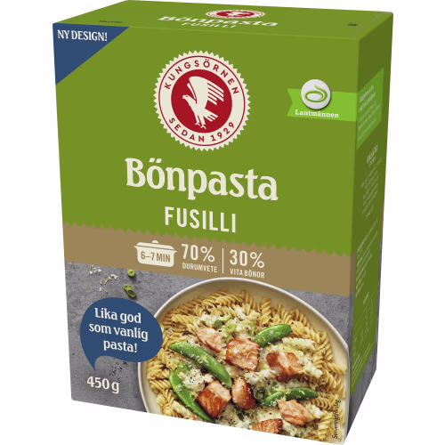 Kungsörnen Fusilli Bönpasta 450g Kungsörnen Fusilli Bönpasta 450g