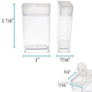 Pärlförvaring - Flip top ask 4,7 x 2,5 cm 20-pack - Bild 3