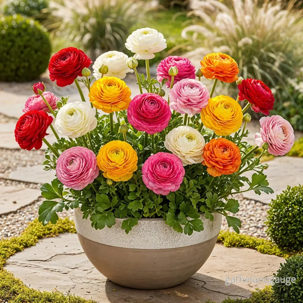 Green boutiQ - Bloembollen - Ranunculus Mix - Diversen Kleuren - 40 stuks - Bolmaat 5/6 - XXL Pack - Bild 3