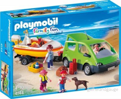 Playmobil – Minibuss med Båt Släp Playmobil – Minibuss med Båt Släp