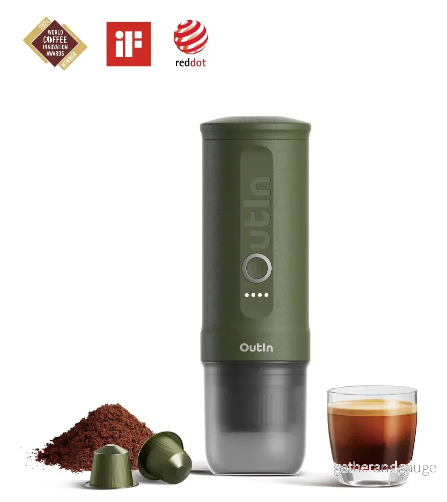 Nano Portble Espresso Bryggare – Forest Green Nano Portble Espresso Bryggare – Forest Green