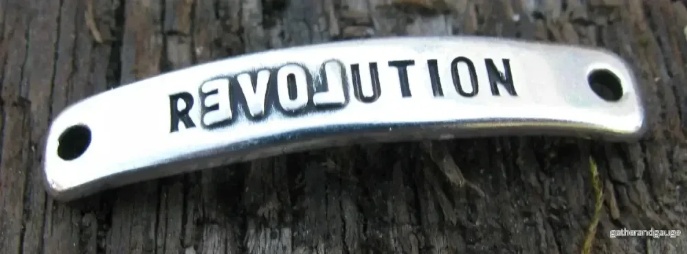 Connector Silverfärgat - Revolution 40x7mm 1 styck - Bild 2