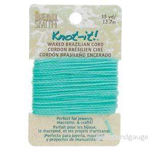 Knot-it Waxed Brazilian cord – Sea foam 13,7 m Knot-it Waxed Brazilian cord – Sea foam 13,7 m