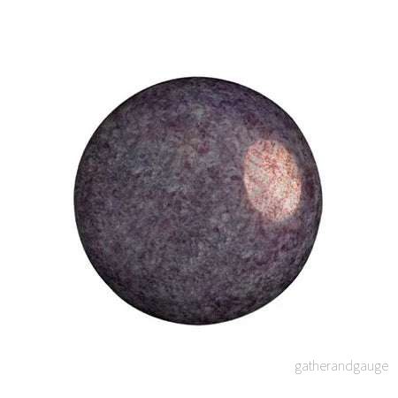Cabochon par Puca® - Opaque Mix Amethyst/Gold Ceramic Look 18 mm, 1 styck