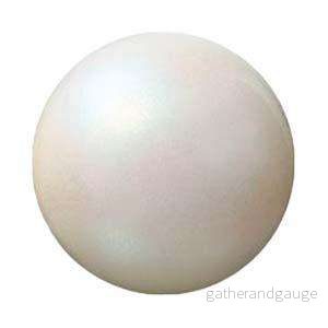 Preciosa Pearl Round – Maxima Pearlescent Cream 4 mm, 1 sträng