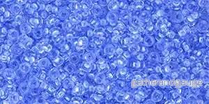 TOHO Demi Round – Transparent – Airy Blue 11/0, 5gram