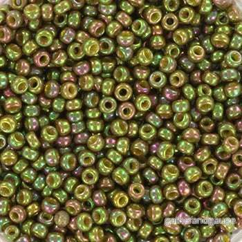 Miyuki Seed beads – Opaque Luster Golden Olive 11/0, 10 gram Miyuki Seed beads – Opaque Luster Golden Olive 11/0, 10 gram