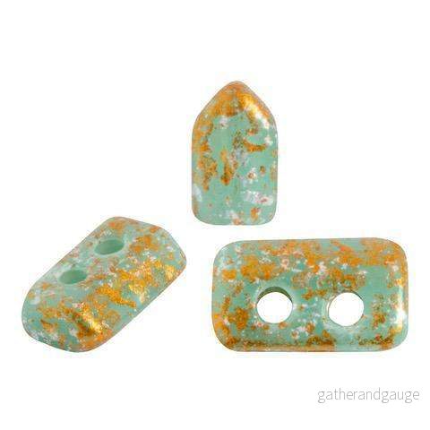 Piros® Par Puca® - Opaque Green Turquoise Tweedy, 10 gram