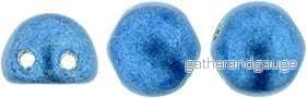 CzechMates Cabochon – Saturated Metallic Marina 7mm, 2-håls, 10-pack CzechMates Cabochon – Saturated Metallic Marina 7mm, 2-håls, 10-pack