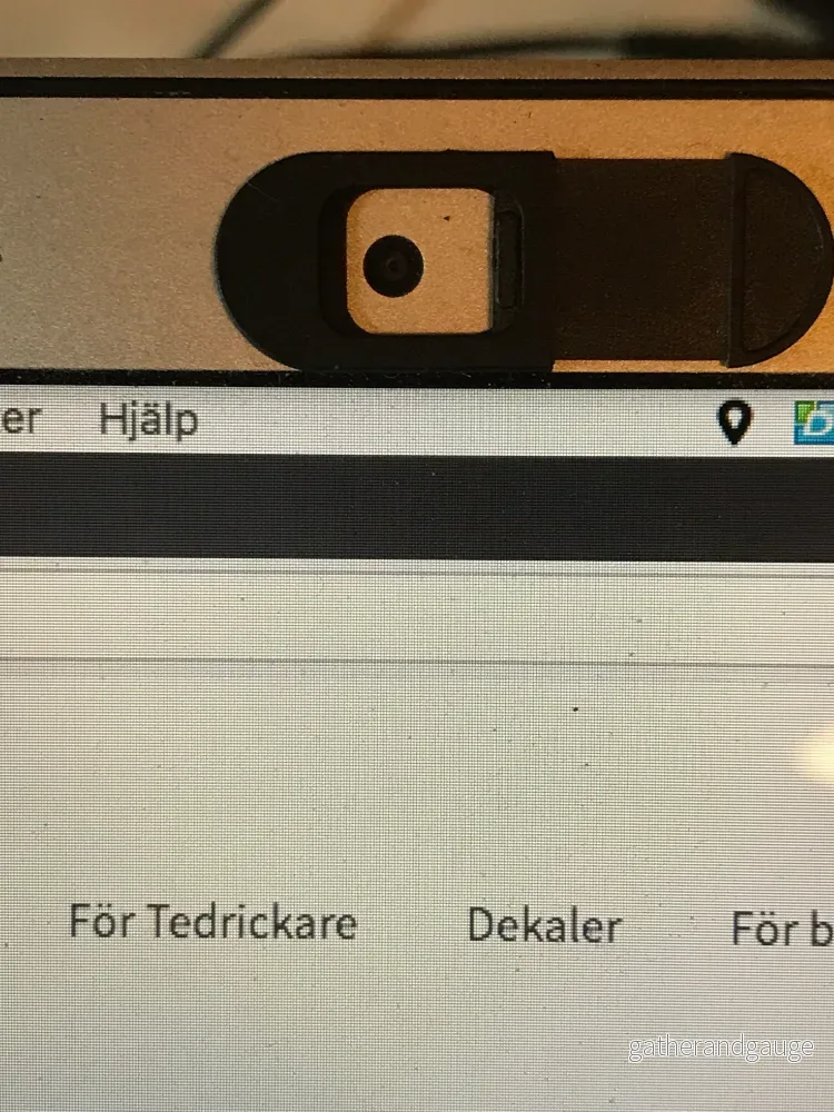 Webbkamera skydd – Webcam Cover –  Skydd för mobilkamera