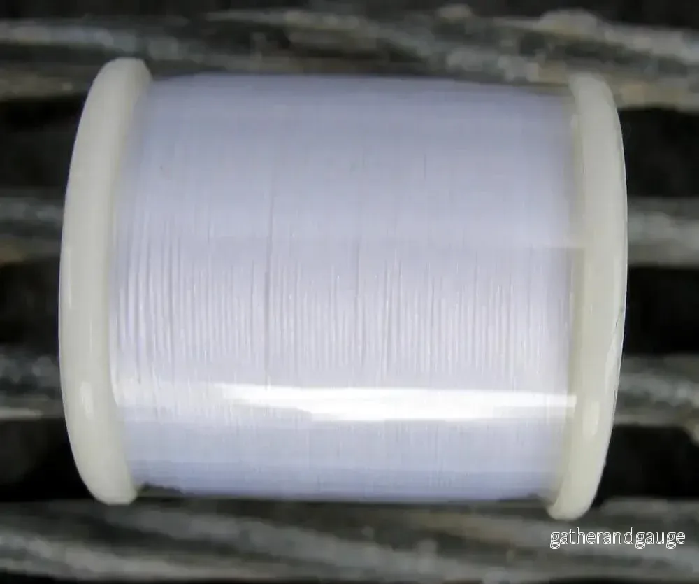 K.O Pärltråd - White, 1 Rulle - Bild 2