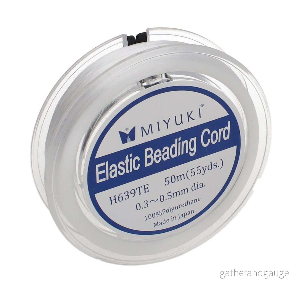 Miyuki Elastisk Beading Tråd Klar 0,5mm – 50m Miyuki Elastisk Beading Tråd Klar 0,5mm – 50m
