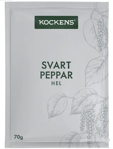 Svartpeppar hel