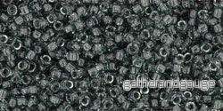 TOHO Seed Beads - Transparent Grey 15/0, 10 gram