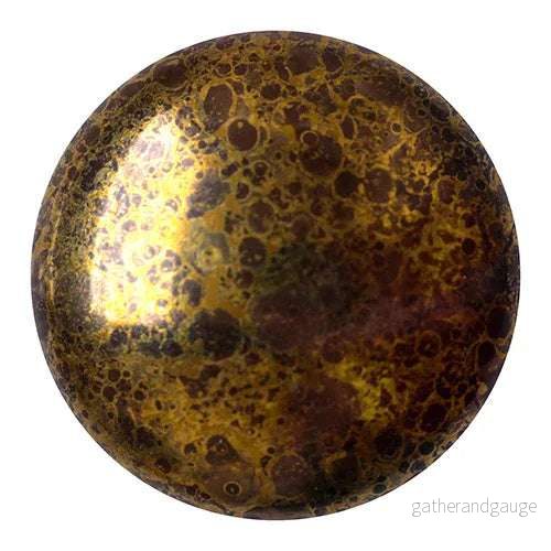 Cabochon par Puca® – Opaque Dark Choco Bronze 25mm, 1 styck Cabochon par Puca® – Opaque Dark Choco Bronze 25mm, 1 styck