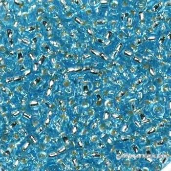 Miyuki Seed Beads - Silverlined Aqua 11/0, 10 Gram