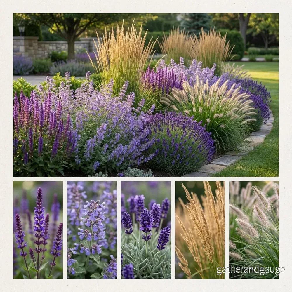 Pack Massif Plein Soleil Violet & Bleu (Sauge Des Bois) - 30 plantes - Bild 3
