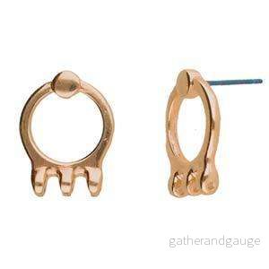 Cymbal Element Örhänge - Farali III Rose gold plated 2-pack - Bild 3