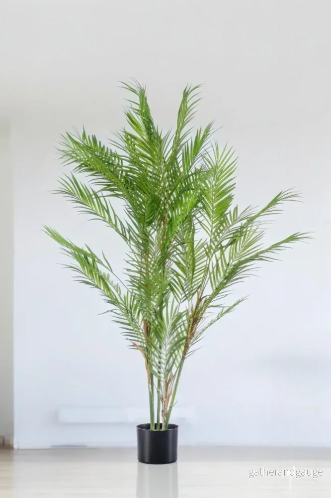 Chamaedorea Elegans konstgjord växt – h120cm, Ø12cm