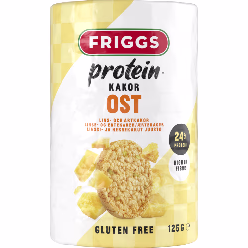 Friggs Ost Proteinkakor 125g Friggs Ost Proteinkakor 125g