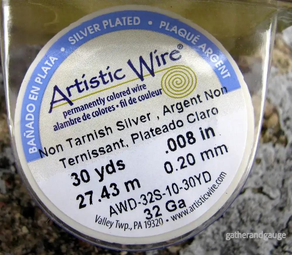Artistic Wire 32 Ga - Silver Pläterad Non Tarnish 1 rulle