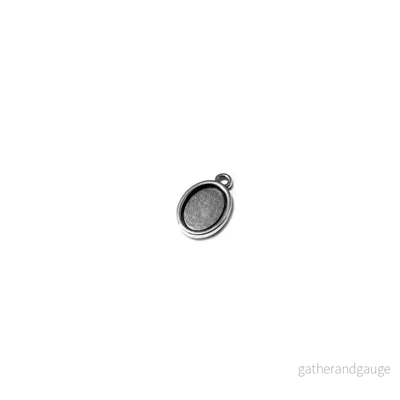 Ramberlock Silverfärgad – Oval enkel 14x10mm, 1 styck Ramberlock Silverfärgad – Oval enkel 14x10mm, 1 styck