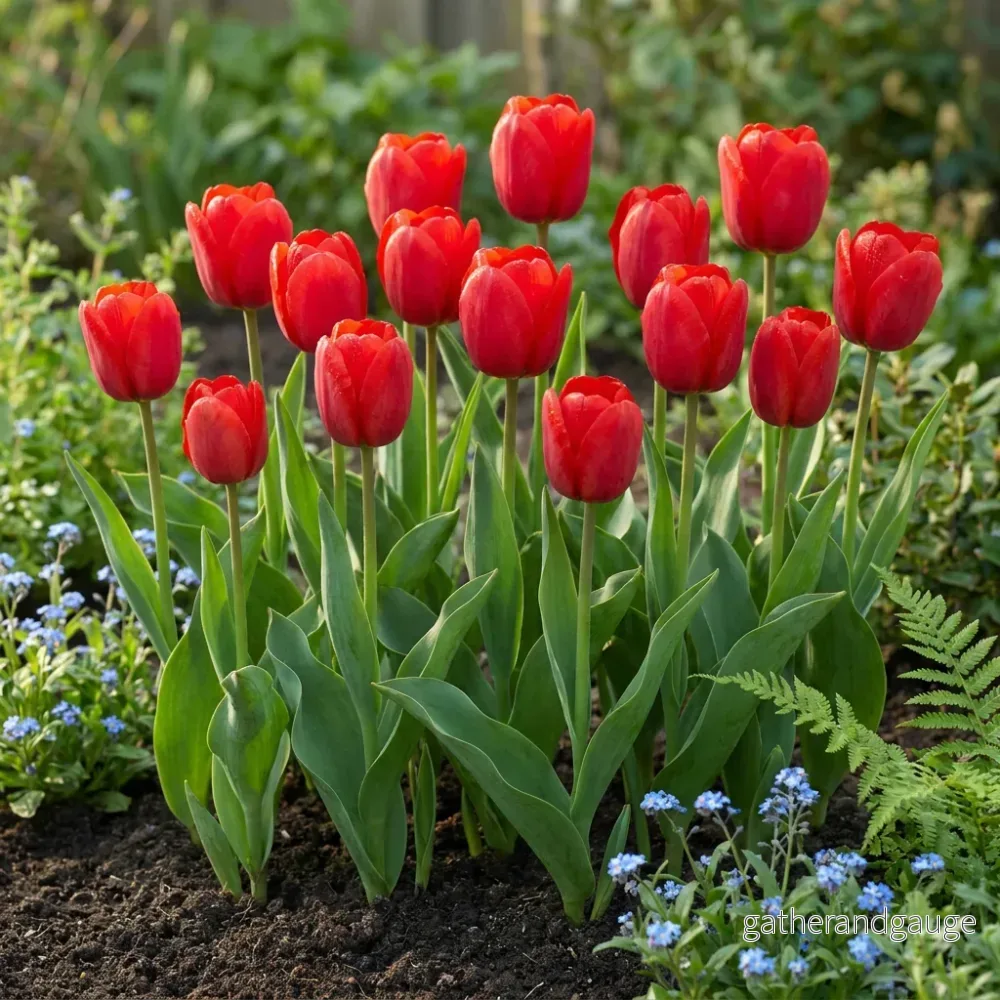 Tulipe triomphe rouge - Bild 2