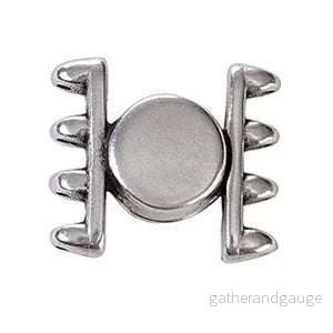 Cymbal Element – Ateni IV Antique Silver Plated lås 1 styck