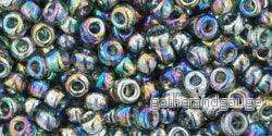 TOHO seed beads - Transparent Rainbow Grey 8/0, 10 gram