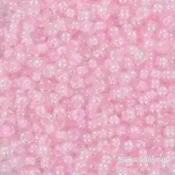 Miyuki Seed Beads – Pink Lined Crystal AB 11/0, 10 Gram Miyuki Seed Beads – Pink Lined Crystal AB 11/0, 10 Gram