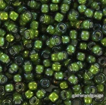 Miyuki Seed Beads – Fancy Lined Soft Chartreuse Green 8/0 Miyuki Seed Beads – Fancy Lined Soft Chartreuse Green 8/0