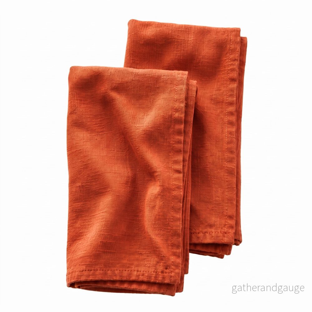 Tygservetter 2-Pack – Terrakotta